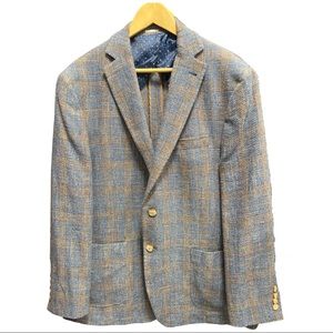 Joseph Abboud Men’s Linen Blend Sport Coat - 46R Slim Fit